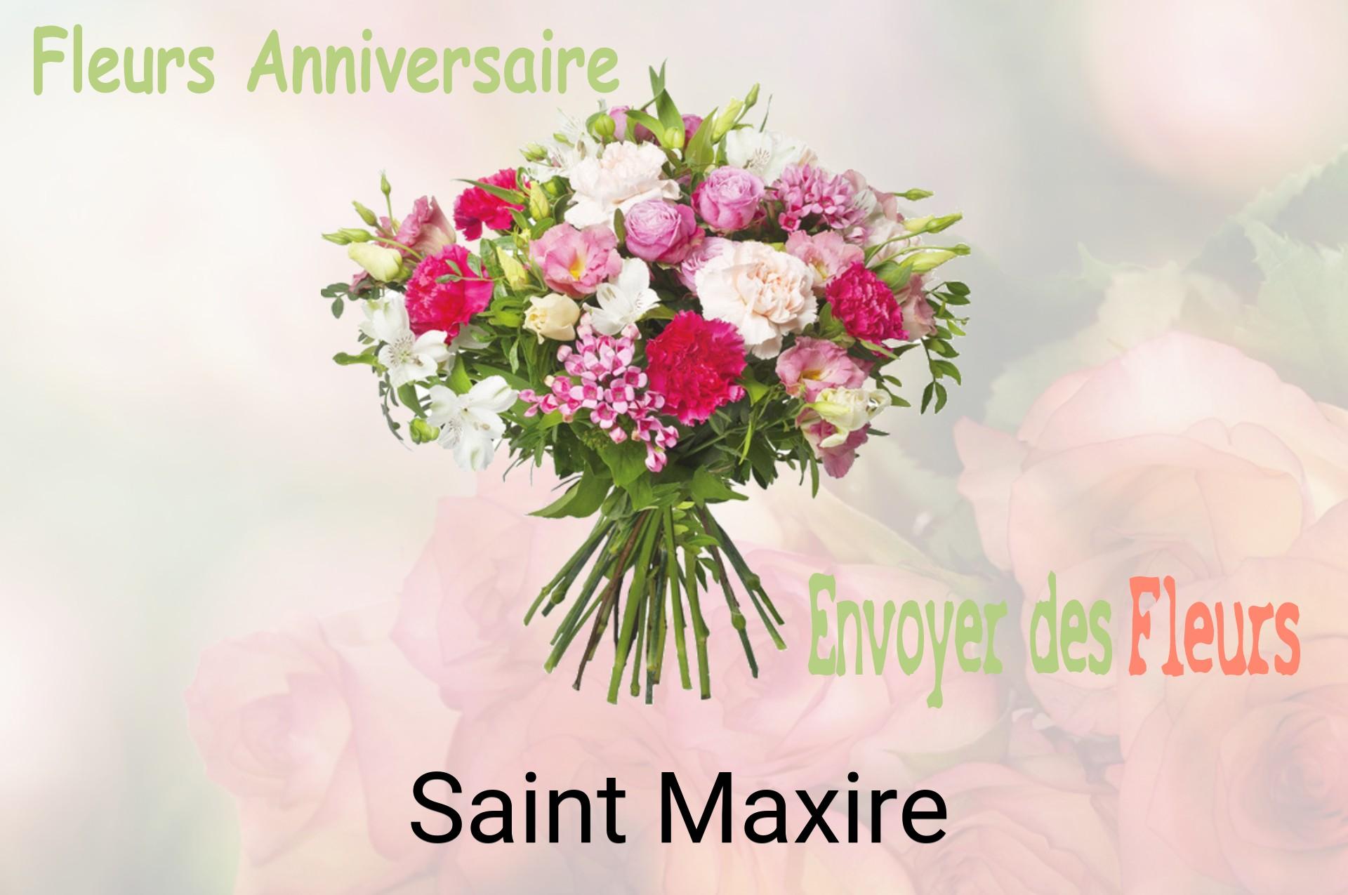 Bouquet de fleurs d’anniversaire livré à Saint-Maxire